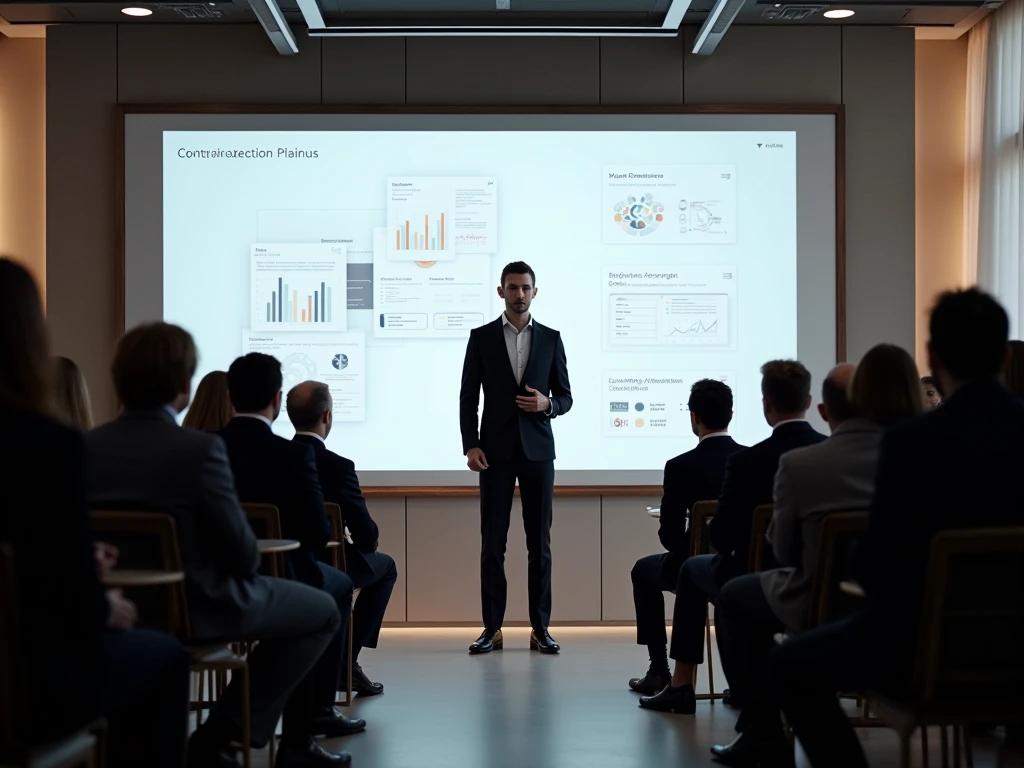 Moderne presentatie stijl